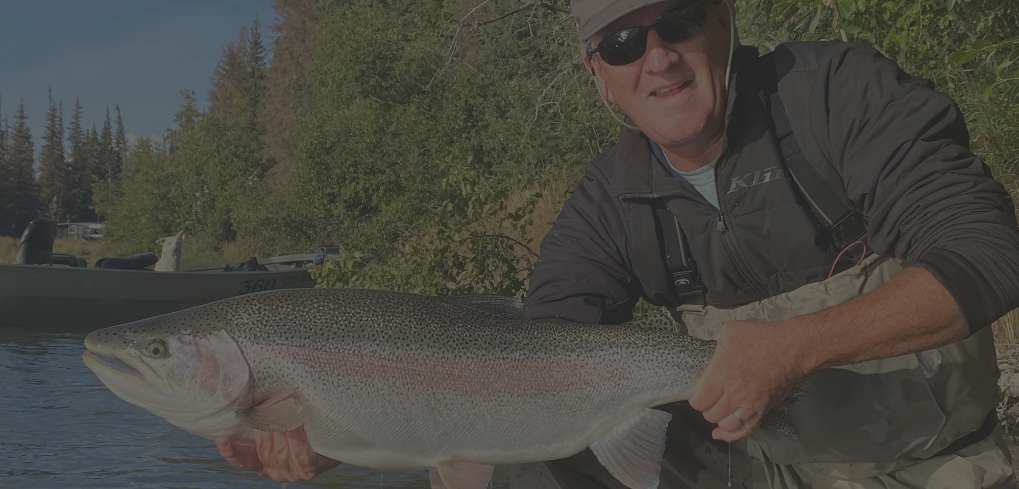 Kenai River fishing scene 2