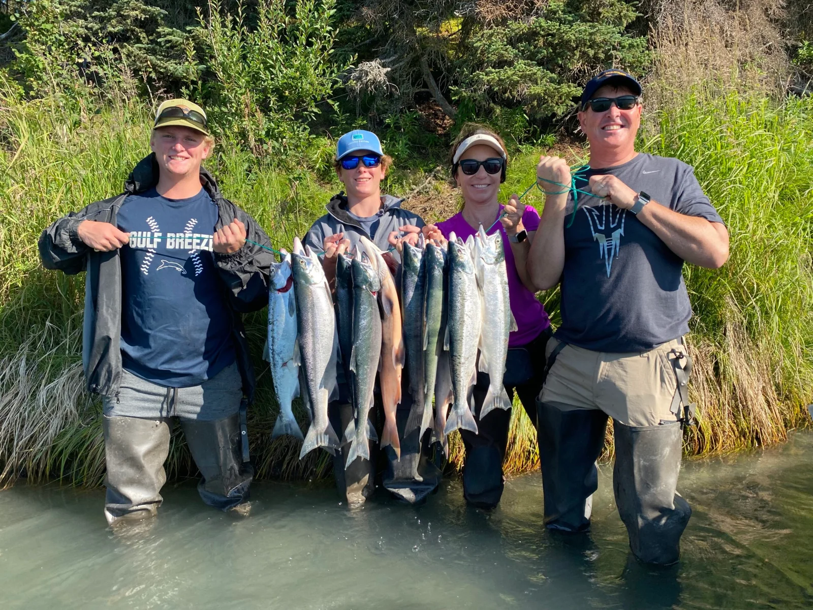 Three quarter day guided fishing trip on the Kenai River Alaska