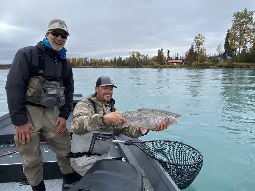 Rainbow Trout — net shot